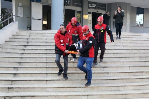 Gürsu Belediyesi’nde Gerçeği Aratmayan Tatbikat fotoğraf 5