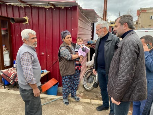 Başkan Işık Yeniden Afet Bölgesi’nde fotoğraf 6