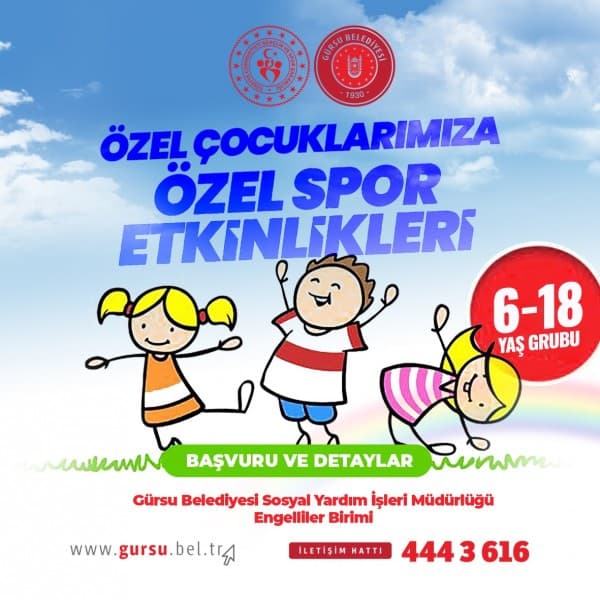 Özel Çocuklara Özel Spor Etkinliği fotoğraf 1