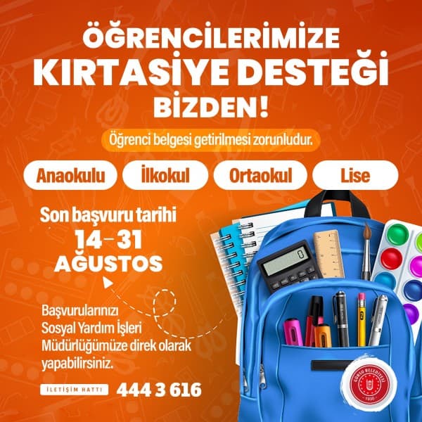 Gürsu’nun Çocuklarına Kırtasiye Desteği Belediyeden fotoğraf 2