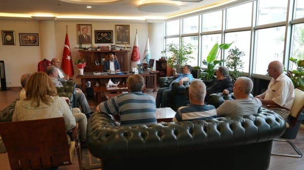 Başkan Işık’a Ziyaretçi Akını fotoğraf 2