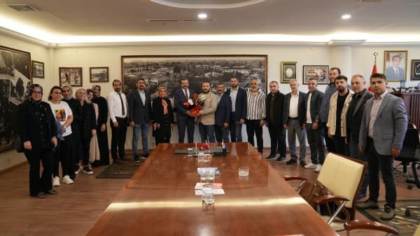 Başkan Işık’a Ziyaretçi Akını fotoğraf 5