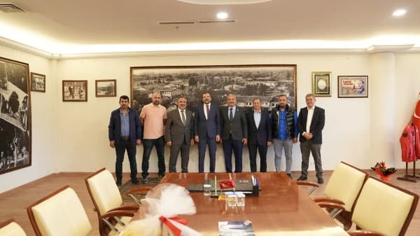 Başkan Işık’a Ziyaretçi Akını fotoğraf 7