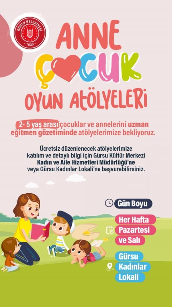 Gürsu’nun Çocuklarına Ve Annelerine Yeni Atölye fotoğraf 6
