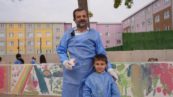 Metrelerce Duvarı Minikler Boyadı fotoğraf 4