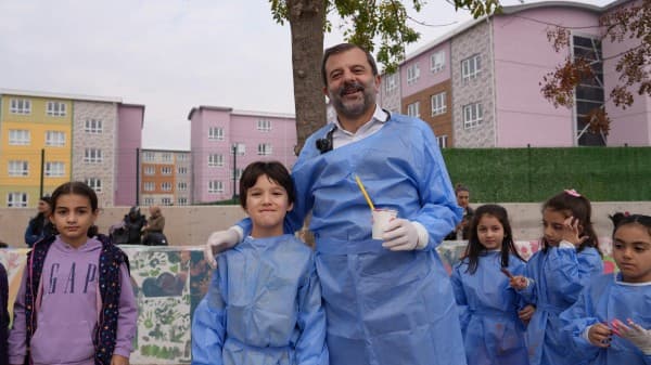 Metrelerce Duvarı Minikler Boyadı fotoğraf 8