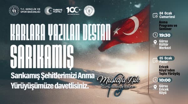 Sarıkamış Şehitleri Gürsu’da Yürüyüşle Anılacak fotoğraf 2