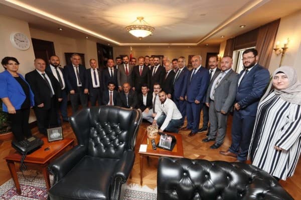 Gürsu Heyeti Başbakan Yardımcısı Hakan Çavuşoğlu’nu Ziyaret Etti fotoğraf 2