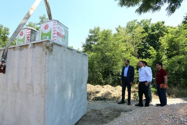 GÜRSU’DA YERALTI ÇÖP KONTEYNER SİSTEMİ GENİŞLİYOR fotoğraf 1