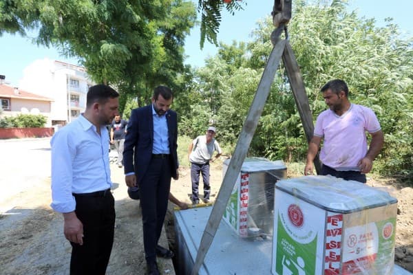 GÜRSU’DA YERALTI ÇÖP KONTEYNER SİSTEMİ GENİŞLİYOR fotoğraf 3