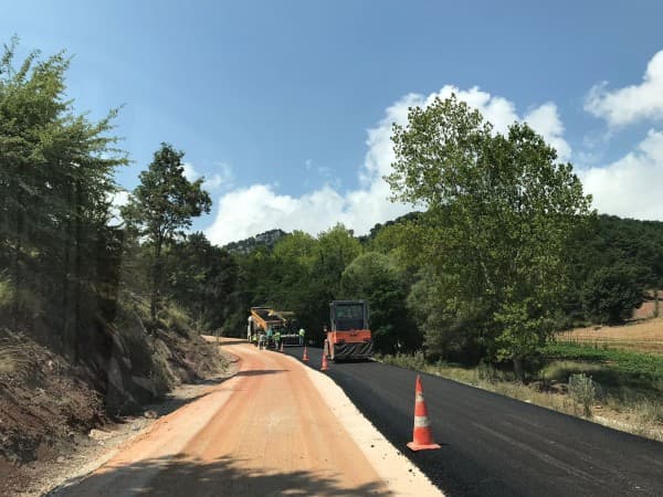GÜRSU ERİCEK - DIŞKAYA YOLU ASFALTLANIYOR fotoğraf 4