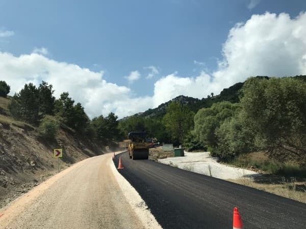 GÜRSU ERİCEK - DIŞKAYA YOLU ASFALTLANIYOR fotoğraf 5