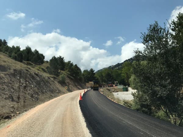 GÜRSU ERİCEK - DIŞKAYA YOLU ASFALTLANIYOR fotoğraf 8