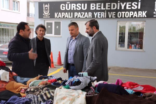 GÜRSU BELEDİYESİ YARDIM KÖPRÜSÜ OLUŞTURUYOR fotoğraf 4