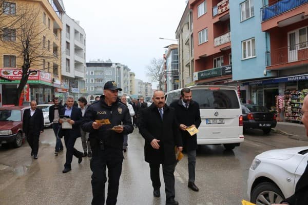 GÜRSU PROTOKOLÜ YAYALAR İÇİN YOLLARDAYDI fotoğraf 4