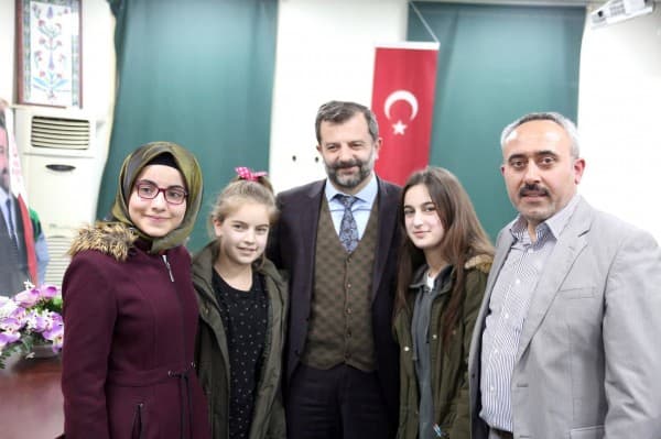 ÖĞRENCİLER OLİMPİYAT COŞKUSUNU BAŞKAN IŞIKLA PAYLAŞTI fotoğraf 2