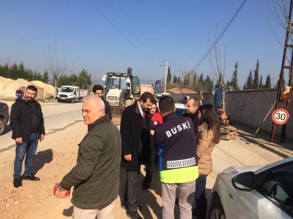 GÜRSU’DA HASTANE YOLUNA BAKIM fotoğraf 1
