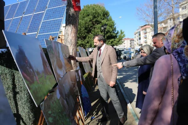 BAŞKAN MUSTAFA IŞIK , KARLARA İNAT ÇİÇEK AÇAN KARDELENDİR KADIN fotoğraf 7