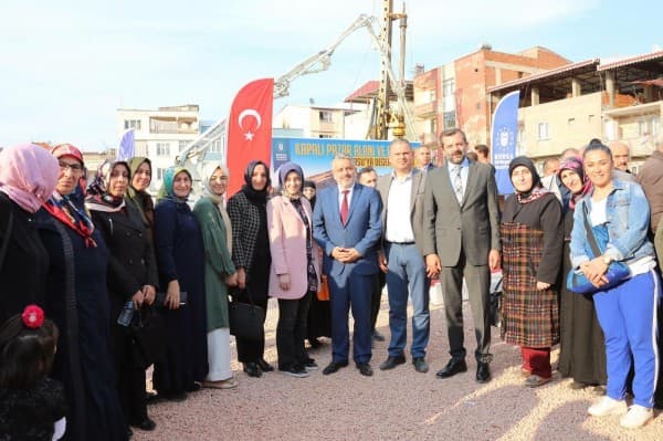 GÜRSU YENİDOĞAN MAHALLESİ KAPALI PAZAR VE OTOPARKI’NIN TEMELİ ATILDI fotoğraf 3