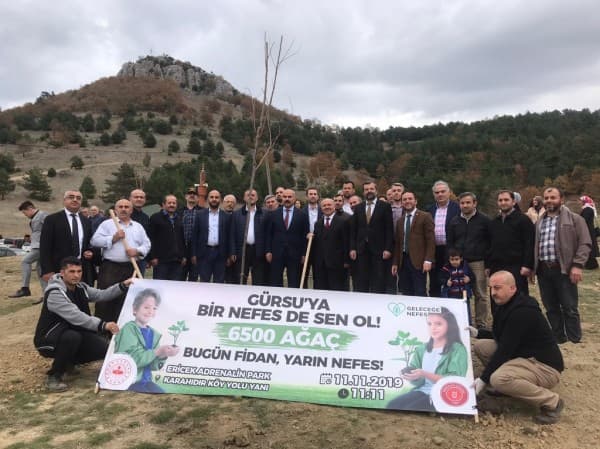 FİDANLAR GÜRSU’NUN GELECEĞİNDE NEFES OLACAK fotoğraf 5