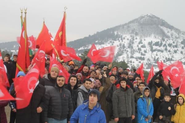 GÜRSULULAR BEYAZA YAZILMIŞ SARIKAMIŞ DESTANININ KAHRAMANLARINI ANDI fotoğraf 15