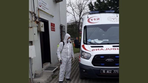 GÜRSU DA SAĞLIK KURUMLARI DEZENFEKTE EDİLİYOR fotoğraf 3