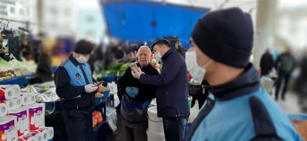GÜRSULULAR İÇİN KORUNMA TEDBİRLİ PAZAR ALIŞVERİŞİ SAĞLANDI fotoğraf 1