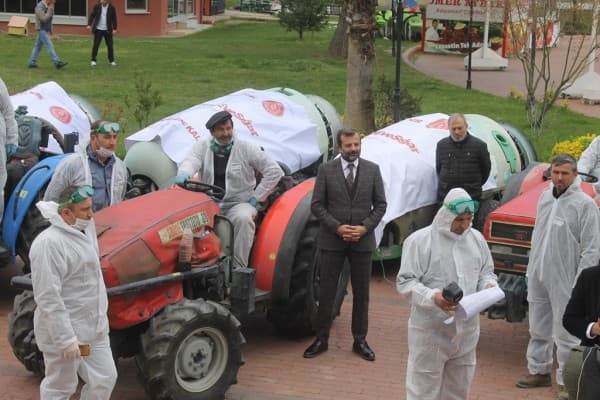 GÜRSULU MUHTARLARDAN CORONAVİRÜS TEDBİRLERİNE DESTEK fotoğraf 2