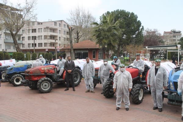 GÜRSULU MUHTARLARDAN CORONAVİRÜS TEDBİRLERİNE DESTEK fotoğraf 3