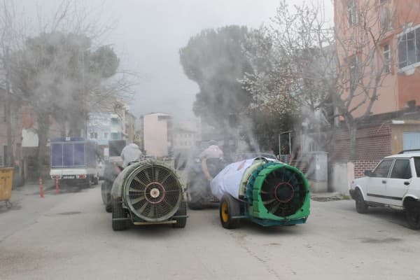 GÜRSULU MUHTARLARDAN CORONAVİRÜS TEDBİRLERİNE DESTEK fotoğraf 7