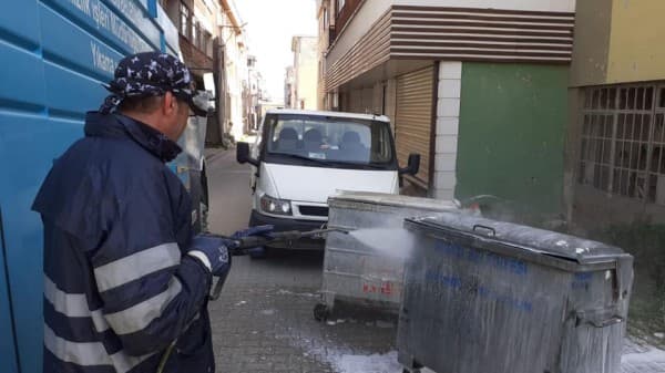GÜRSU DEZENFEKTE ÇALIŞMALARIYLA ARINDIRILIYOR fotoğraf 2