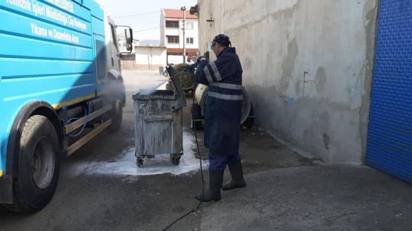 GÜRSU DEZENFEKTE ÇALIŞMALARIYLA ARINDIRILIYOR fotoğraf 3