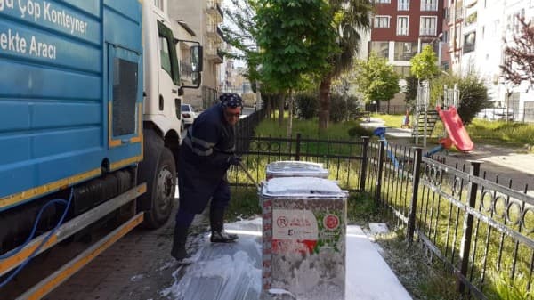 GÜRSU DEZENFEKTE ÇALIŞMALARIYLA ARINDIRILIYOR fotoğraf 4