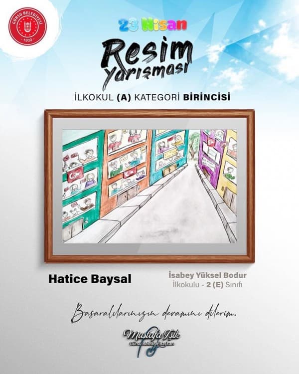 GÜRSULU ÇOCUKLAR 23 NİSAN COŞKULARINI RESİMLERİYLE PAYLAŞTI fotoğraf 2