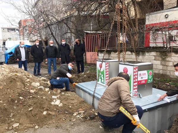 GÜRSU’DA 20 NOKTAYA DAHA YERALTI ÇÖP KONTEYNERİ fotoğraf 1