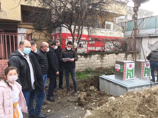 GÜRSU’DA 20 NOKTAYA DAHA YERALTI ÇÖP KONTEYNERİ fotoğraf 2