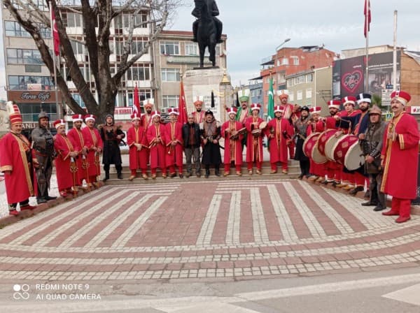 MEHTERAN GÖSTERİSİ İLE MORAL DESTEĞİ fotoğraf 2