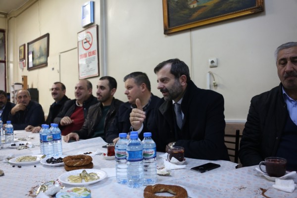 BAŞKAN IŞIK YENİDOĞAN ESNAFIYLA BULUŞTU fotoğraf 5