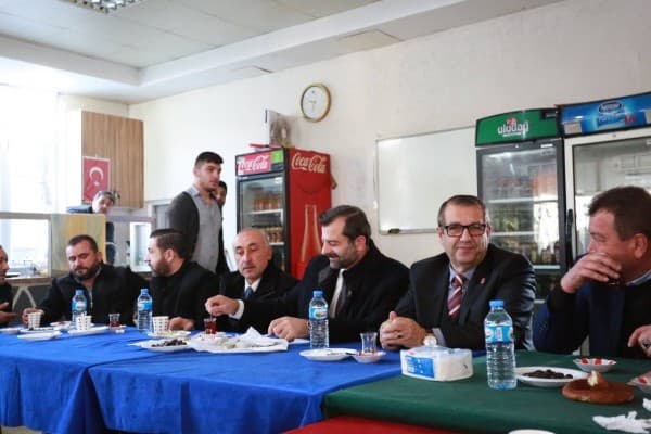 BAŞKAN IŞIK KAZIKLI MAHALLE ESNAFIYLA BULUŞTU fotoğraf 4