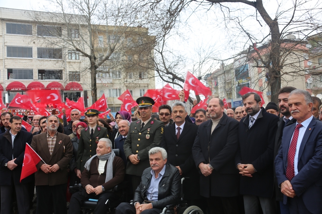 GÜRSU’DAN “ZEYTİN DALI HAREKATI” NA DESTEK