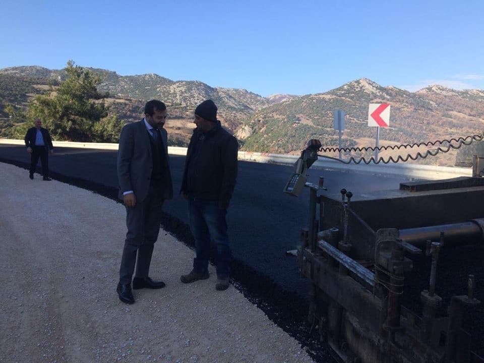 GÜRSU TOKİ YOLUNUN ASFALTI TAMAMLANIYOR