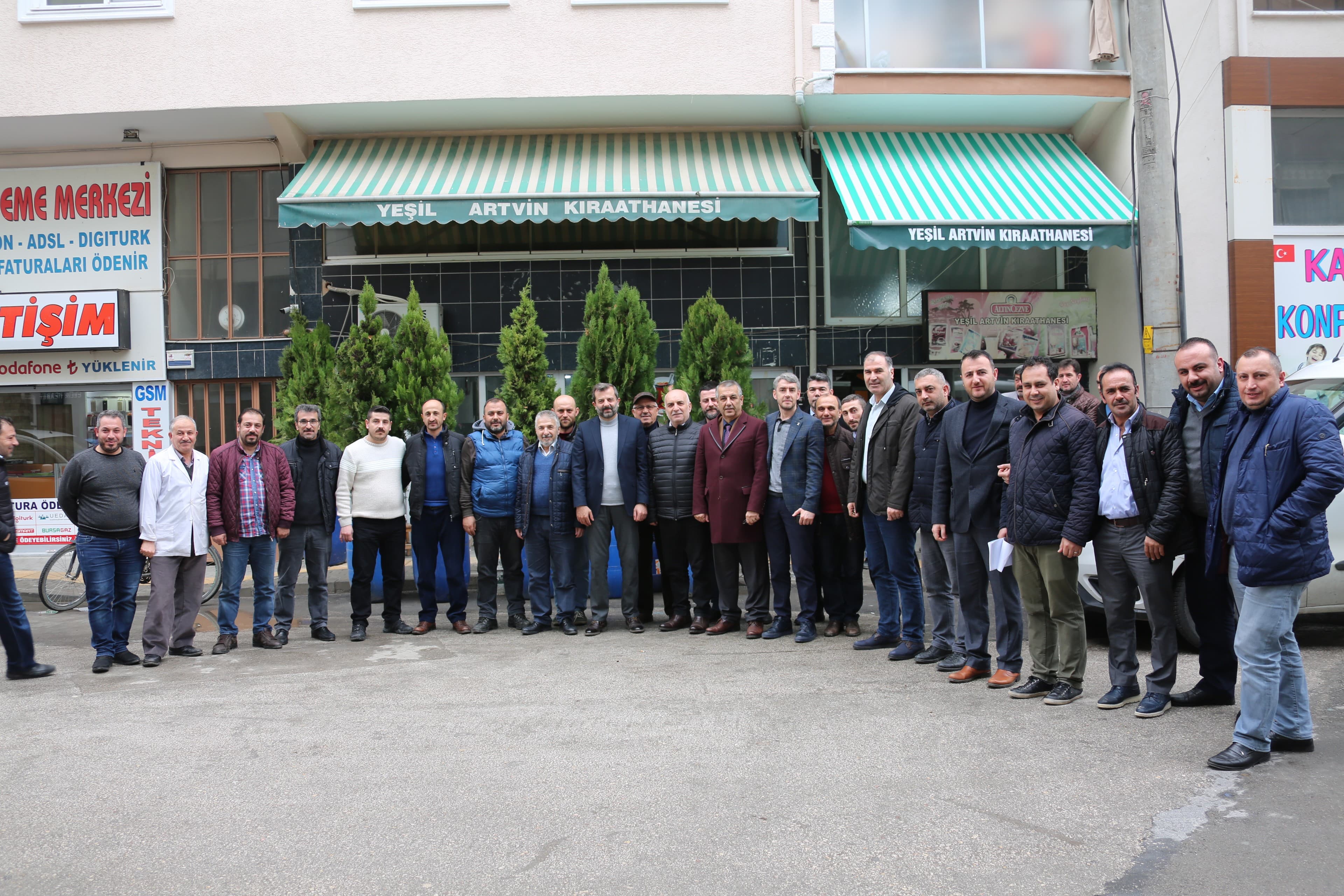 GÜRSU ESNAFI BAŞKAN IŞIK’I AĞIRLADI