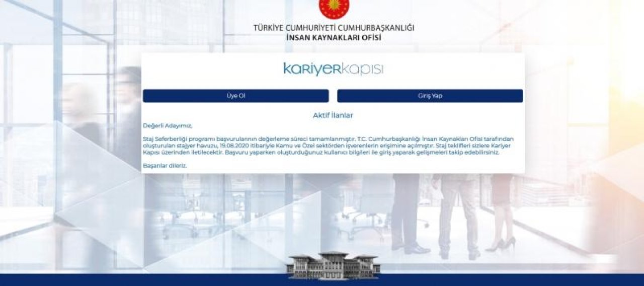 STAJ BAŞVURUSUNDA BULANACAKLAR