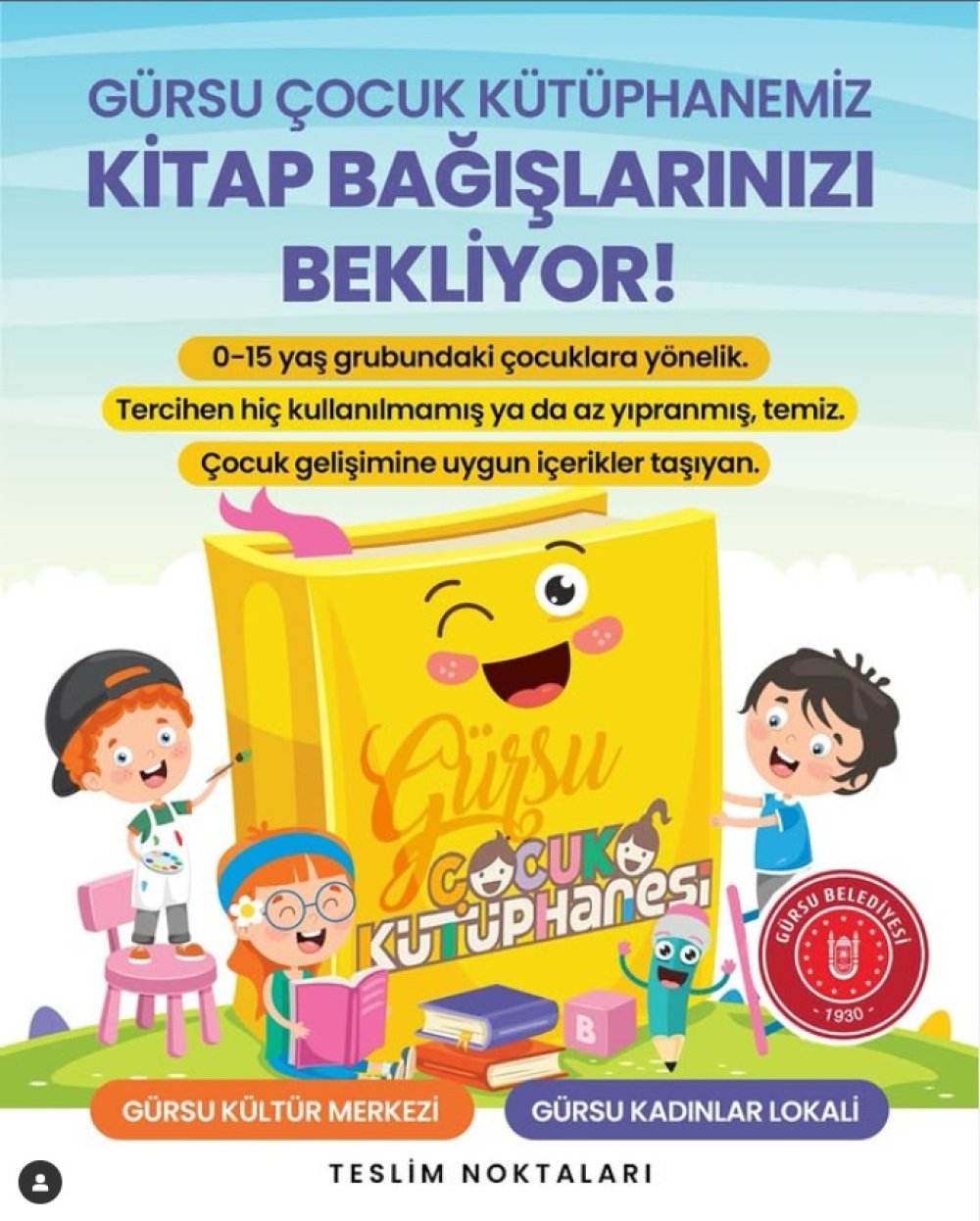 Kitap Bağışlarını Bekliyoruz