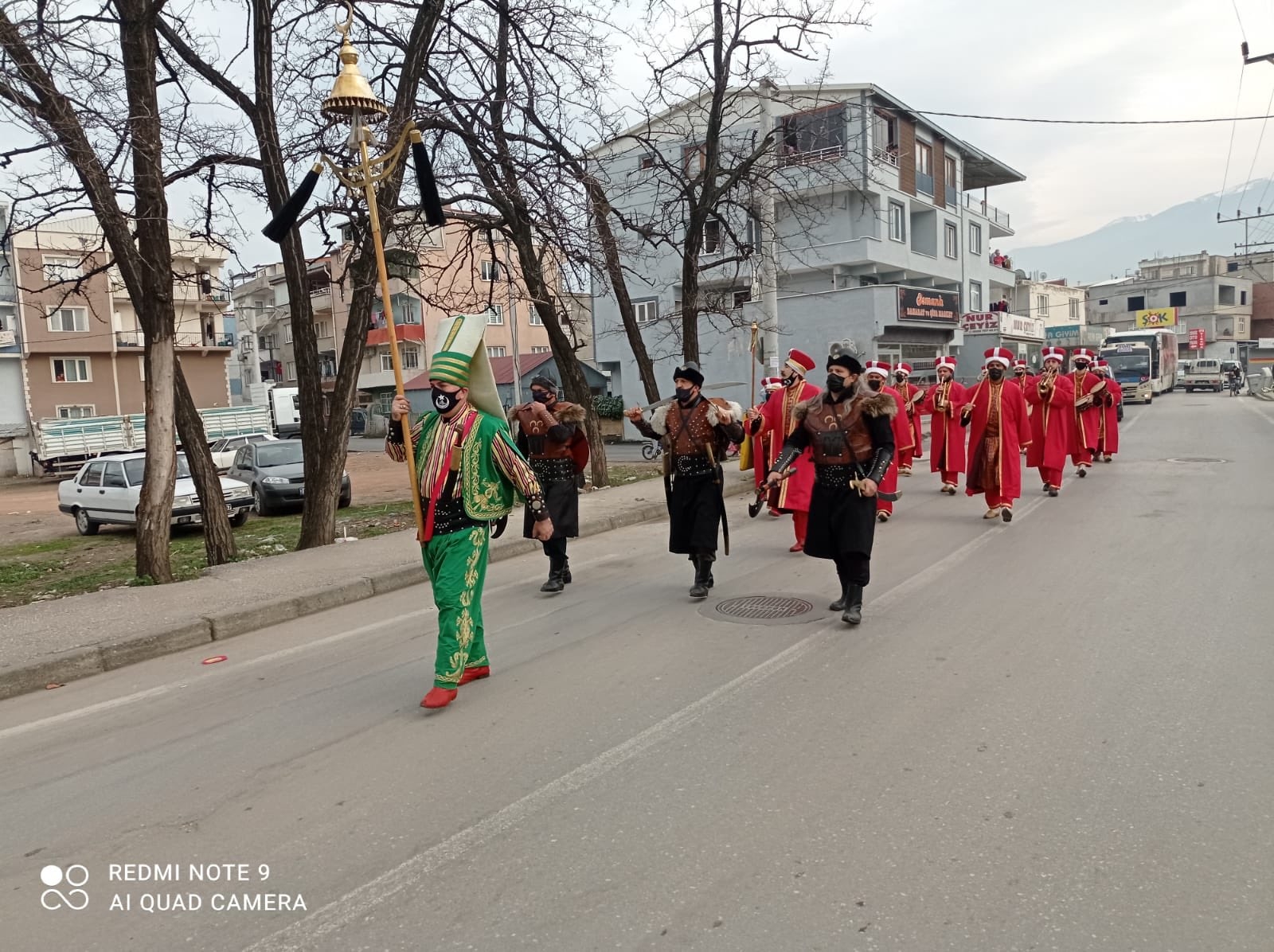 MEHTERAN GÖSTERİSİ İLE MORAL DESTEĞİ