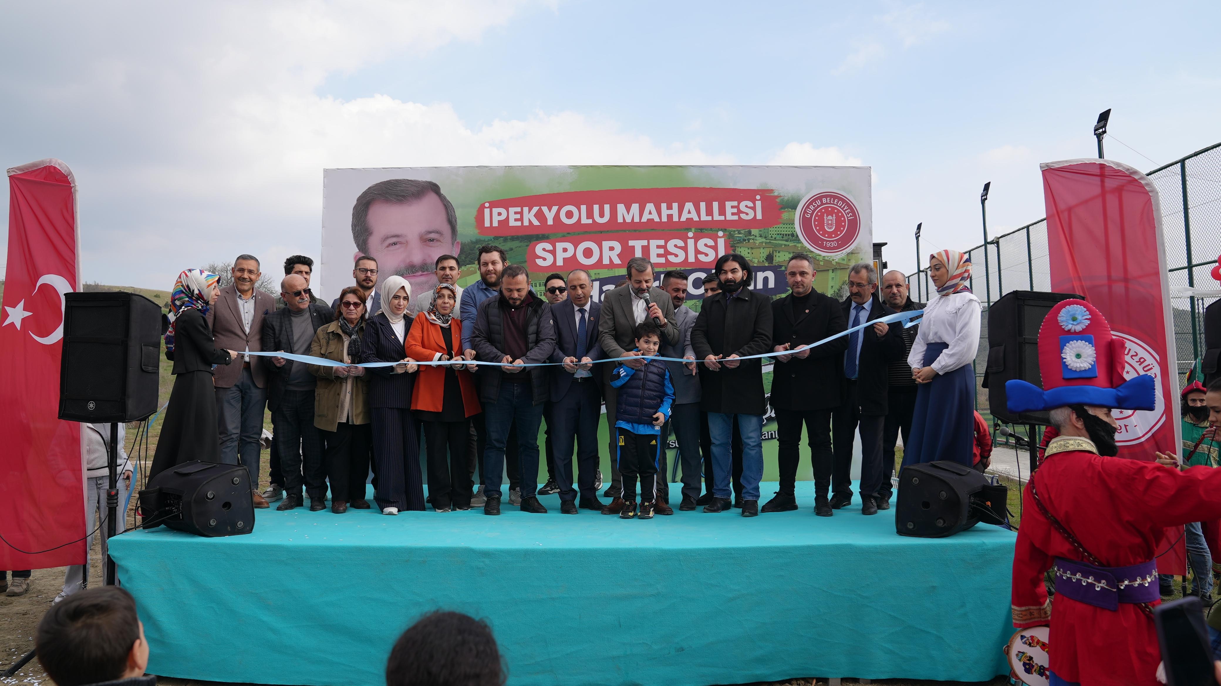 Gürsu İpek Yolu Mahallesi’ne Yeni Spor Tesisi