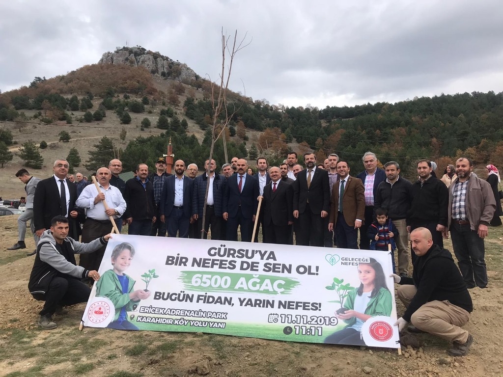 FİDANLAR GÜRSU’NUN GELECEĞİNDE NEFES OLACAK
