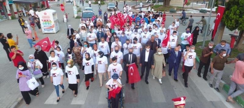 15 TEMMUZ DEMOKRASİ VE MİLLİ BİRLİK GÜNÜ KUTLANDI