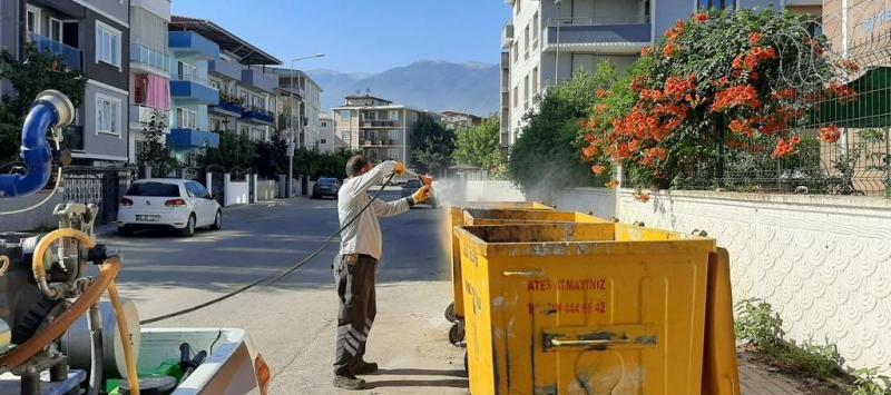 İLAÇLAMA ÇALIŞMALARI TAM GAZ