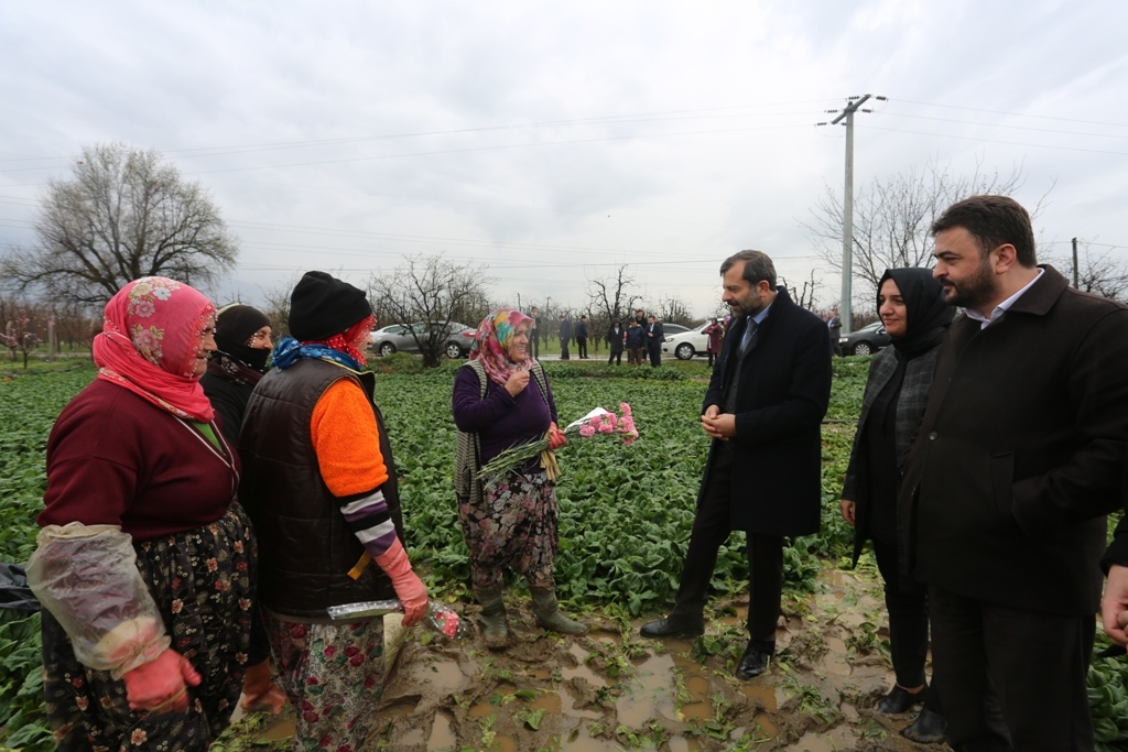 BAŞKAN IŞIK “BİZİM DEĞERLERİMİZ KADINA ŞİDDETİ LANETLER”